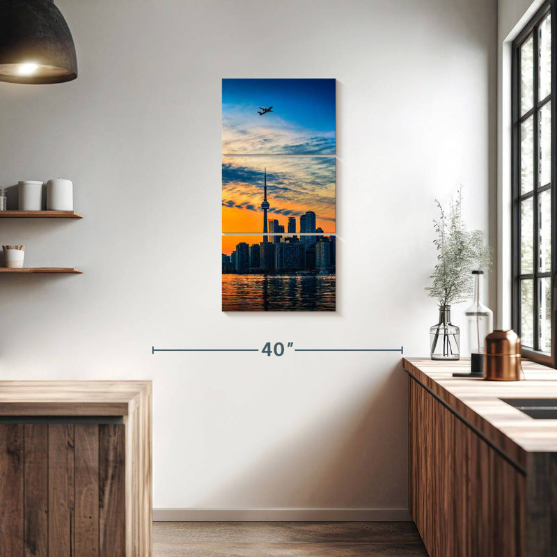 Toronto Sundown, 38" H x 18" W