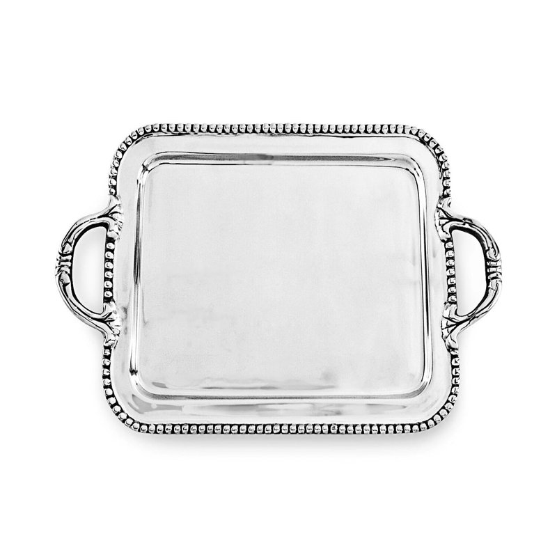 Pearl Aluminum Decorative Tray
