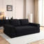 81''  Convertible Sofa Bed,3 In 1 Folding Floor Couch Corduroy Fold Out Couch Bed ,Boneless Sofa Comfy Lounge Loveseat For Living Room, Bedroom-312539457
