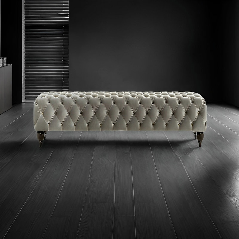 Banc de rangement Lannis, H 16,53 po x l 47,24 po x P 15,74 po