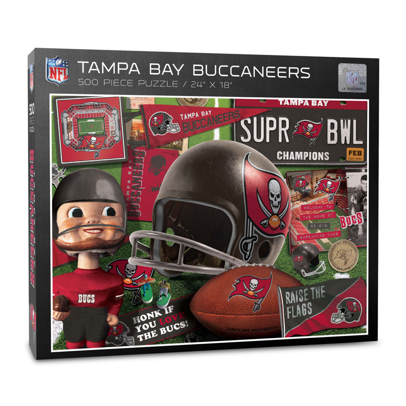 NFL Retro Series Puzzle, Tampa Bay Buccaneers
