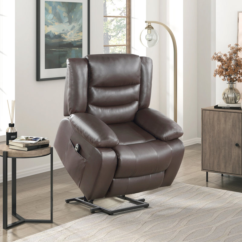 Living Room Furniture Recliner Chair, Brown 