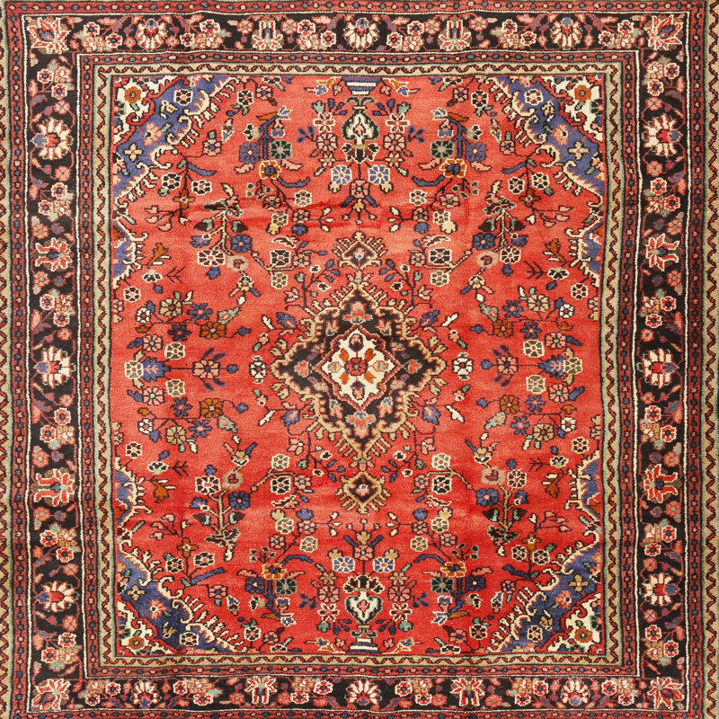 Oriental Indoor Rug, Square 4'