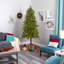 Lighted Artificial Pine Christmas Tree-1736008112