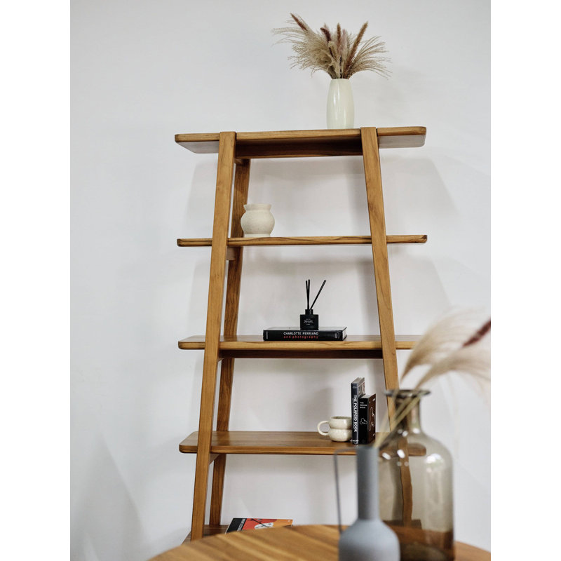 Apanas Ladder Bookcase, Coffee