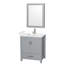 Sheffield 30" Bathroom Vanity Set with Mirror and Medicine Cabinet-59388345-59388350