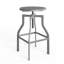 Rizzo Swivel Solid Wood Adjustable Height Bar Stool-16557240