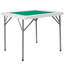 Square 4-Player Folding Card Game Table with Playing Surface and Cup Holders