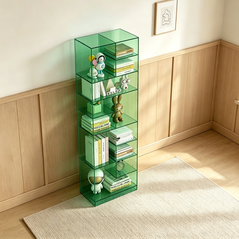 Bibliothèque de classification géométrique en acrylique, Green