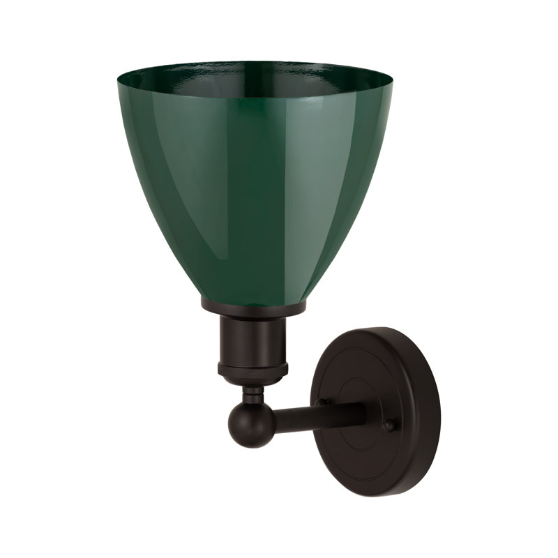 Applique à bras en métal, Vert, Bronze huilé