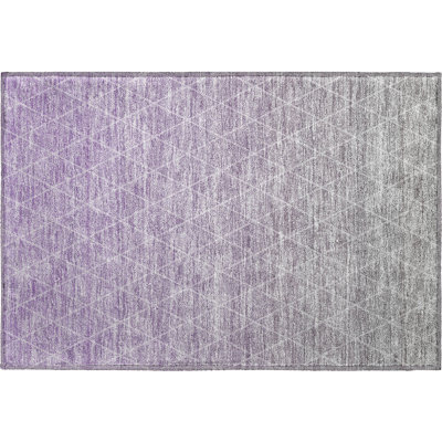 Premium Machine Washable Verrett AMF1175 Geometric Rug