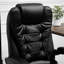 Chaise de bureau à 7 points de massage vibrant avec dossier inclinable-1906951161