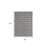 7' X 9' Gray Geometric Area Rug