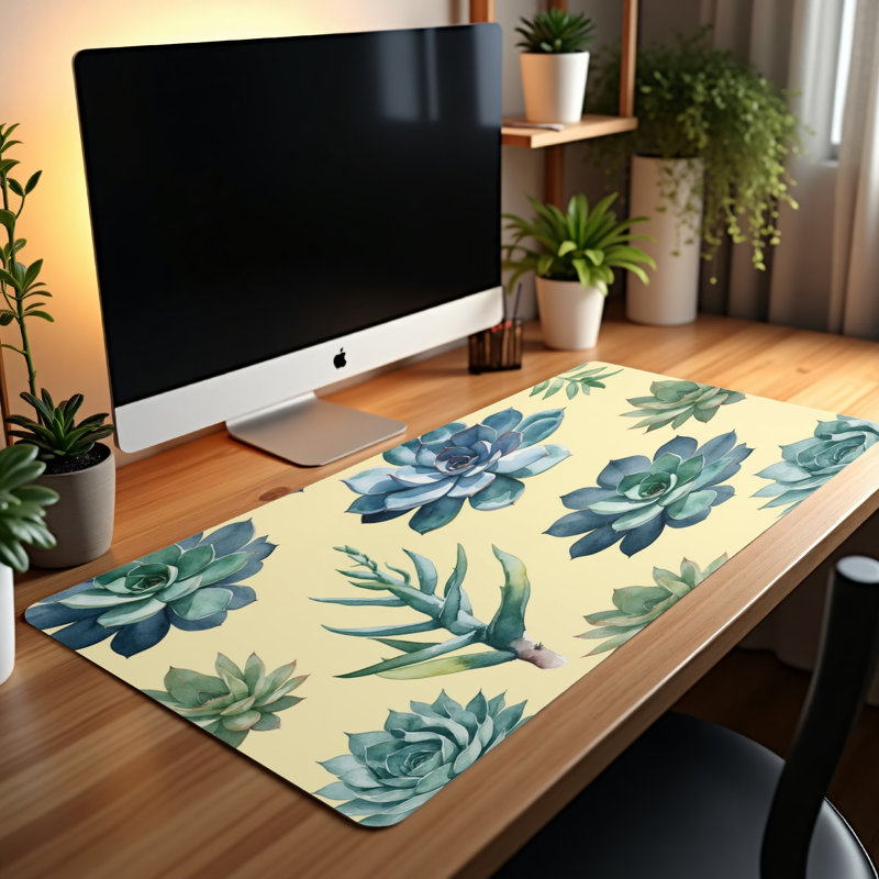 Polyester Desk Pad, 14.4x12.1