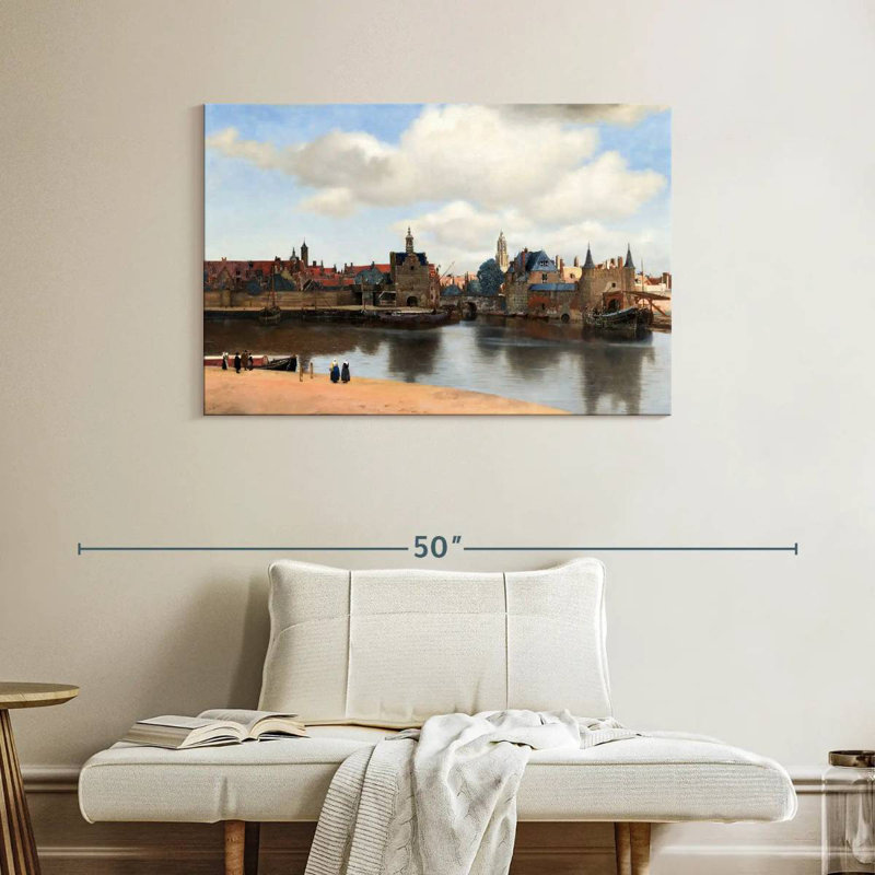 Lilie View Of Delft, 26" H x 39" W