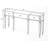Elis Mirrored Console Table