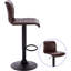 Luckenson Swivel Adjustable Height Stool-1030429144