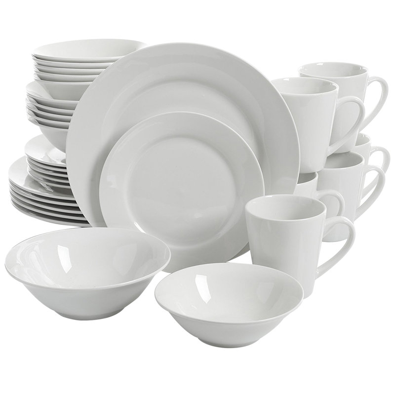 Service de table 30 pièces, service pour 6 Gibson Home Noble Court