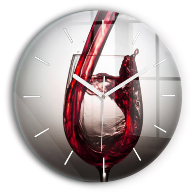 Glass Wall Clock