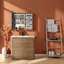 Armoire à pharmacie avec rangement, miroir de salle de bain moderne en bois 31,56 po