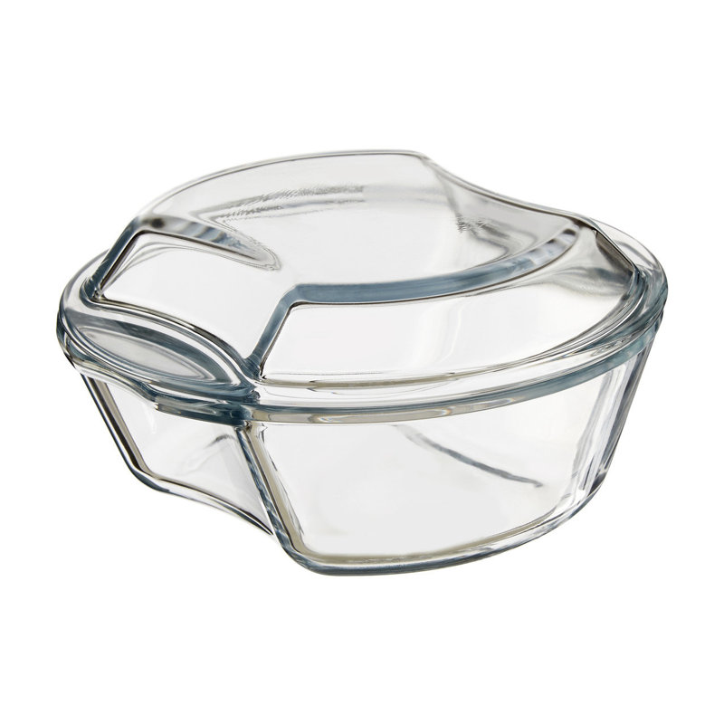 Symple Stuff Gillett Glass Dutch Oven, 0.5L