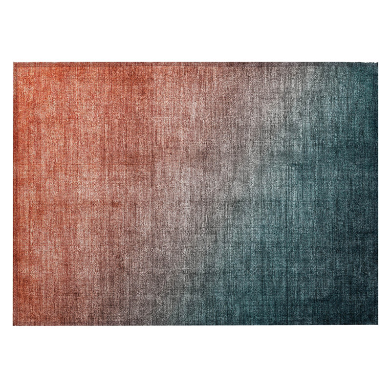 Tapis rectangulaire Marvaa avec envers antidérapant