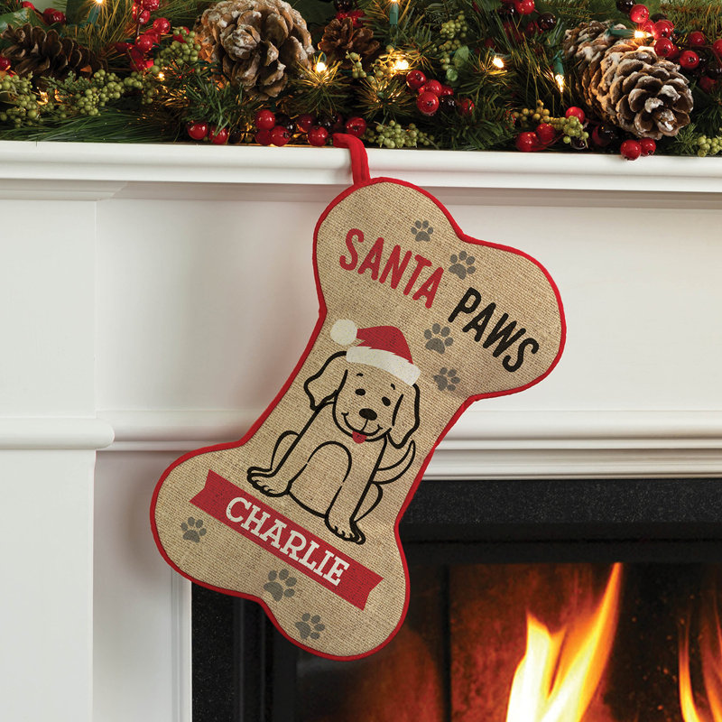 Chaussette de Noël Santa Paws, Oui