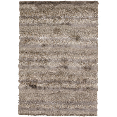 Handmade Wool Striped Area Rug