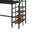 Lit mezzanine simple en métal avec tablette-99016606