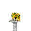 Sculpture bronze couleur ours tie-dye