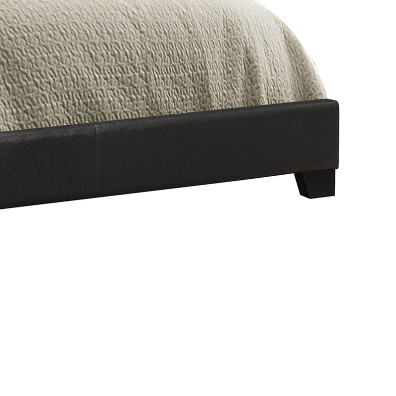 Lit design moderne et minimaliste, Noir