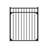 Athens Gloss Black Aluminum Flat Top And Bottom Design Gate For Pool Application-88575630