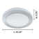 Mccluney Plastic LED Flush Mount