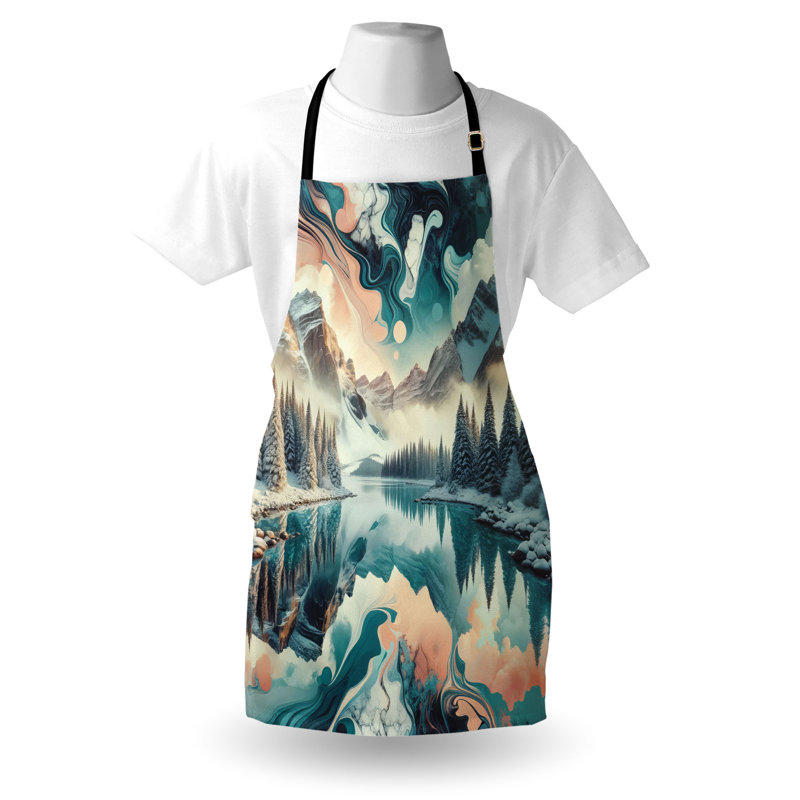 No Pattern Bib Apron
