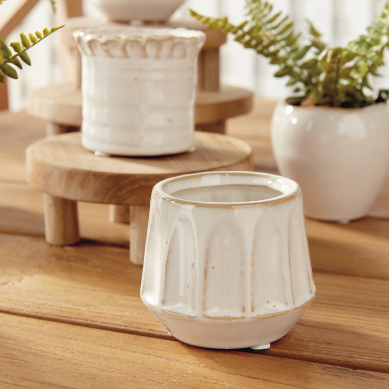 Pot Planter, Cream