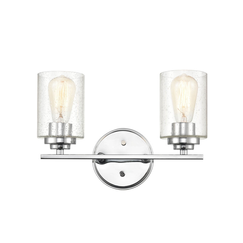 Éclairage de salle de bain à intensité variable 2 lumières Crain, Chrome