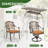 Ashauntae 8 - Person Patio Dining Set with Rectangular Table , Cushions Included