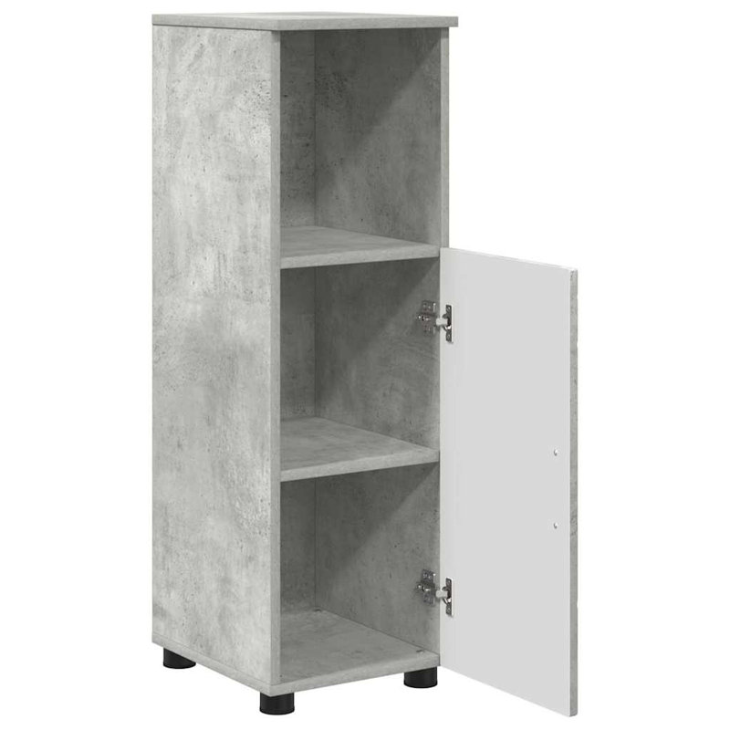 30cm Bathroom Vanity Base Only, Concrete Grey