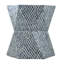 Tabouret de jardin Hexagonal Tapered Capiz