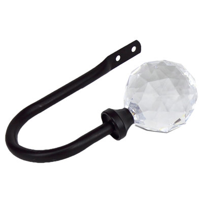 Caire Steel Adjustable Curtain Holdback