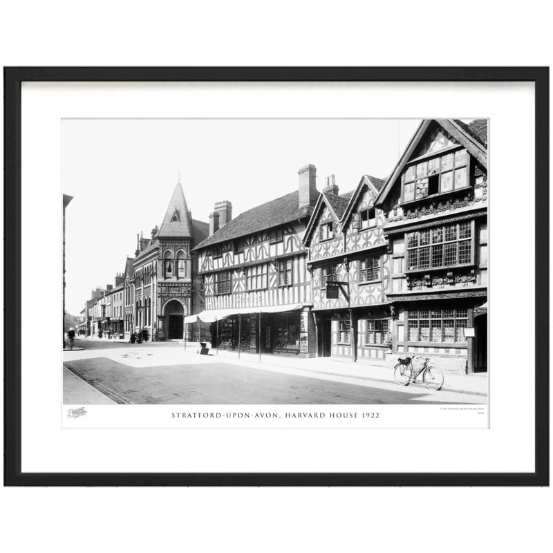 Stratford-upon-Avon, Harvard House 1922 by Francis Frith - Single Picture Frame Print, 60cm H x 80cm W x 2.3cm D