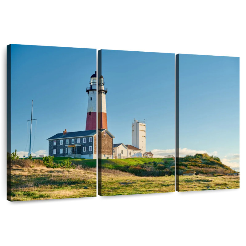 Lilie Montauk Lighthouse, 24" H x 38" W