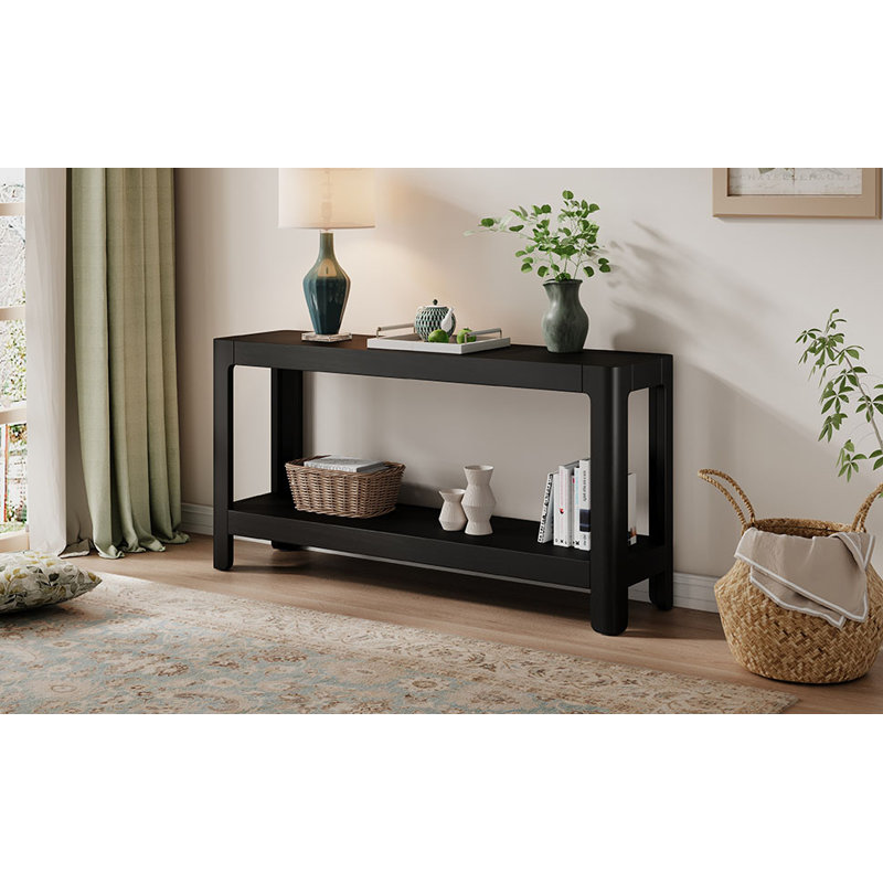 Console de style campagne moderne, Noir