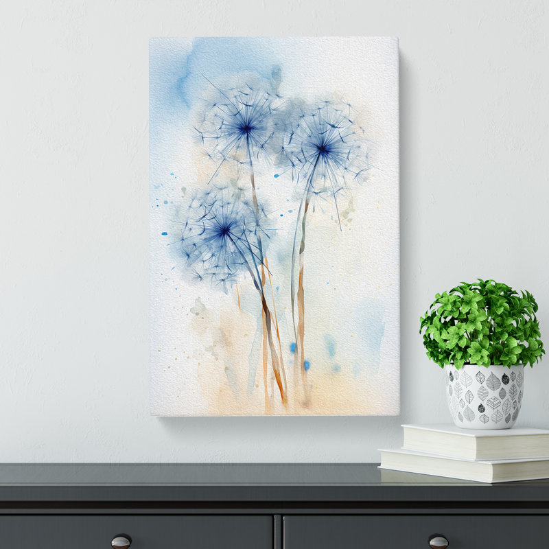Dandelion Abstract No.4 - Wrapped Canvas