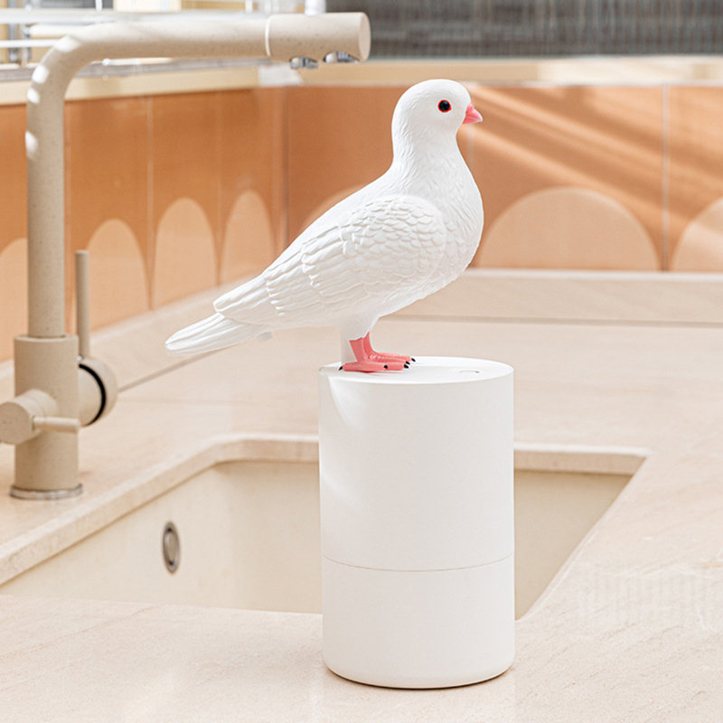 Distributeur de savon en mousse Bird - Peace, Blanc