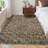  Washable Rugs for Living Room, Non Slip Low Pile Vintage Area Rugs for Bedroom, Stain Resistant Contemporary Foldable Neutral Soft Carpet, Indoor Distressed Floor Mats-798257900-804640066