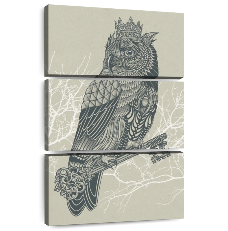 Brampt Owl King, 38" H x 24" W
