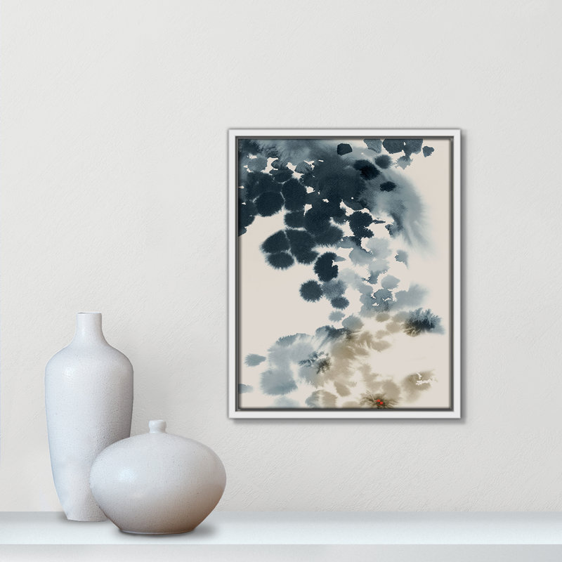 «Emerald Azure I Print» par Casa Fine Arts, H 15,5 po x l 12,5 po, Blanc