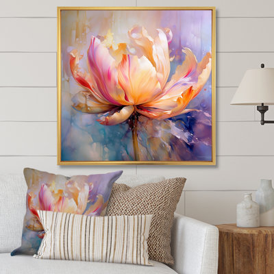 " Purple Tulip Liquid Drip Dream I " Print