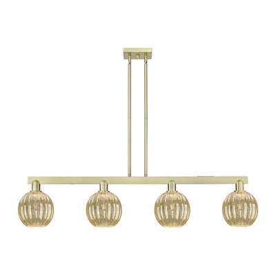 Luminaire suspendu pour îlot 4 lumières Hailsham
